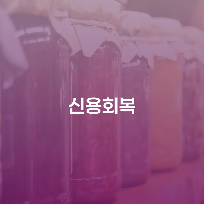 개인회생 대출 받은 돈채무조정 모든정보