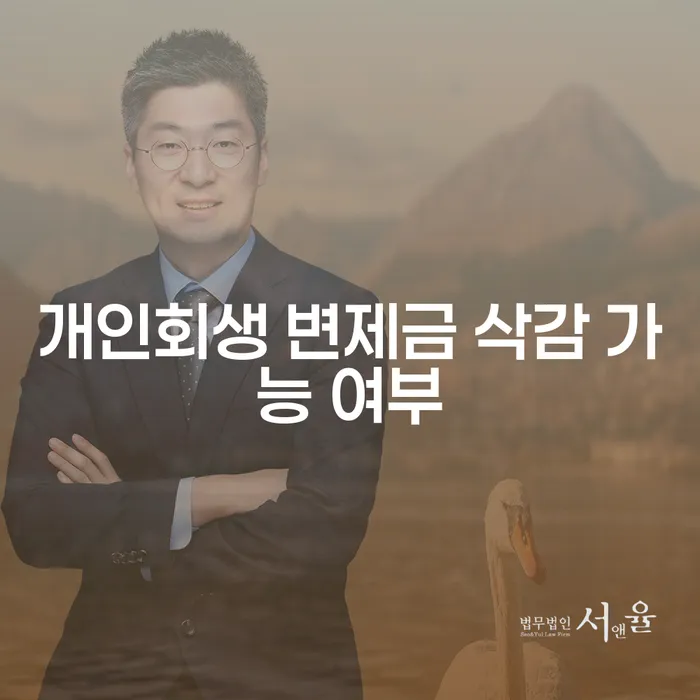 개인회생 변제금 삭감 가능 여부, 과연 가능한가요?