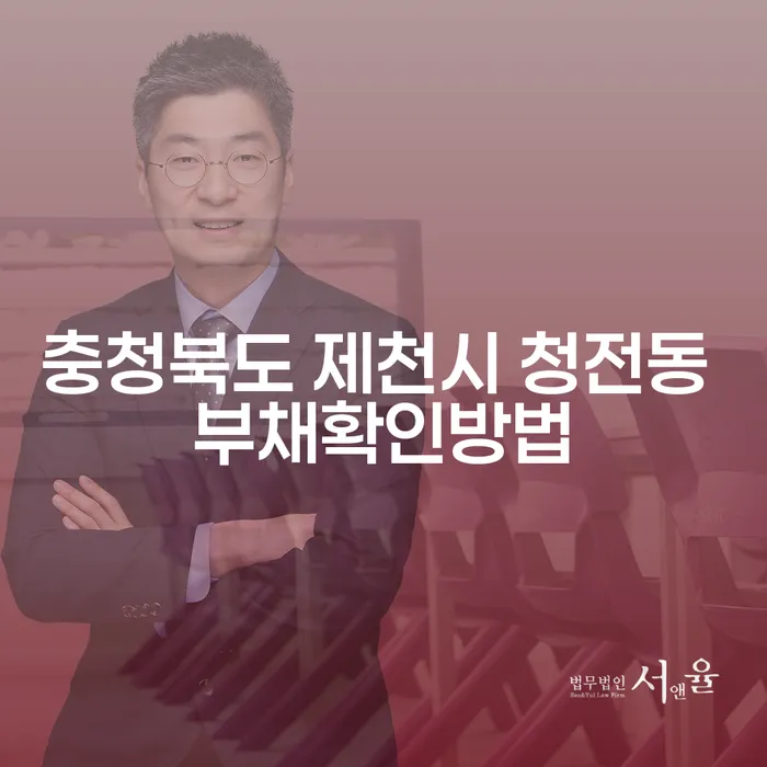 충청북도 제천시 청전동에서 부채를 확인하는 방법과 개인회생론을 통해 채무를 해결하는 법은 무엇인가요?