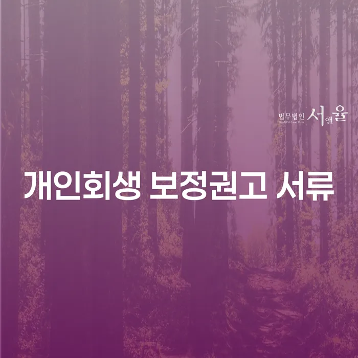 개인회생 보정권고 서류와 개인회생별제권: 당신의 재정 문제 해결을 위한 필수 정보